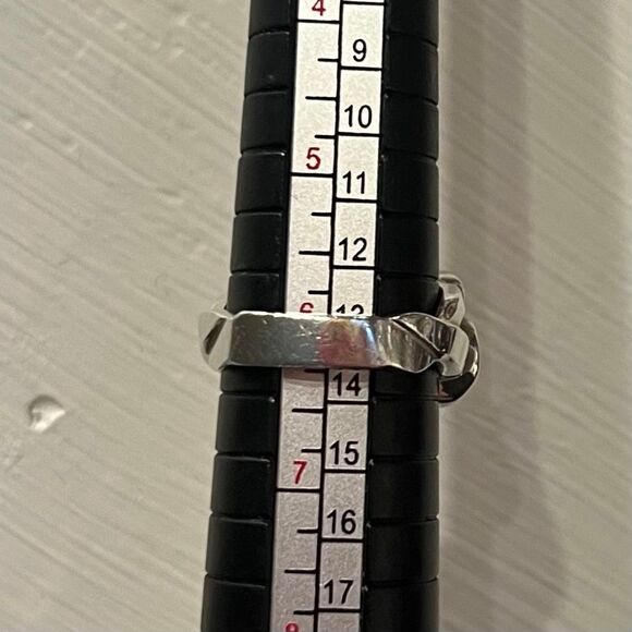 Tiffany & Co. Double Loving Heart Ring Paloma Picasso -529 Silver - Sz 6 - Picture 7 of 16